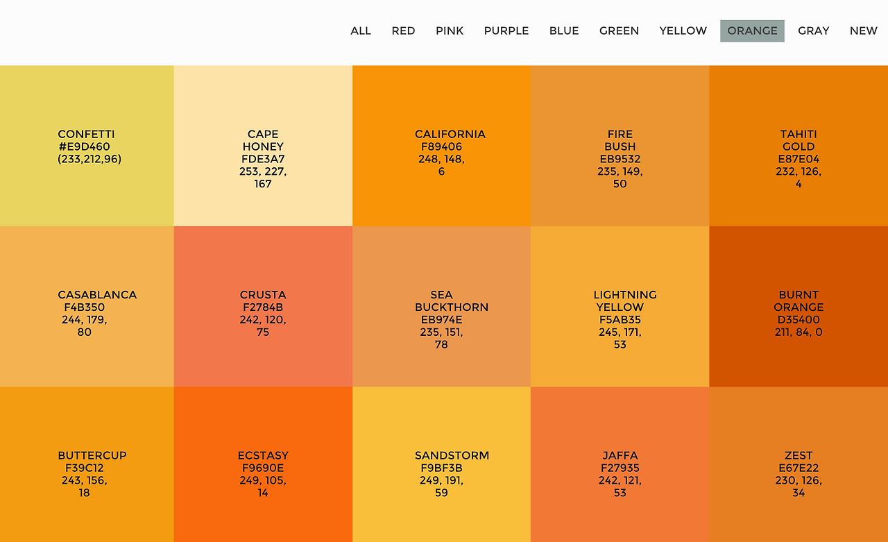 Color website