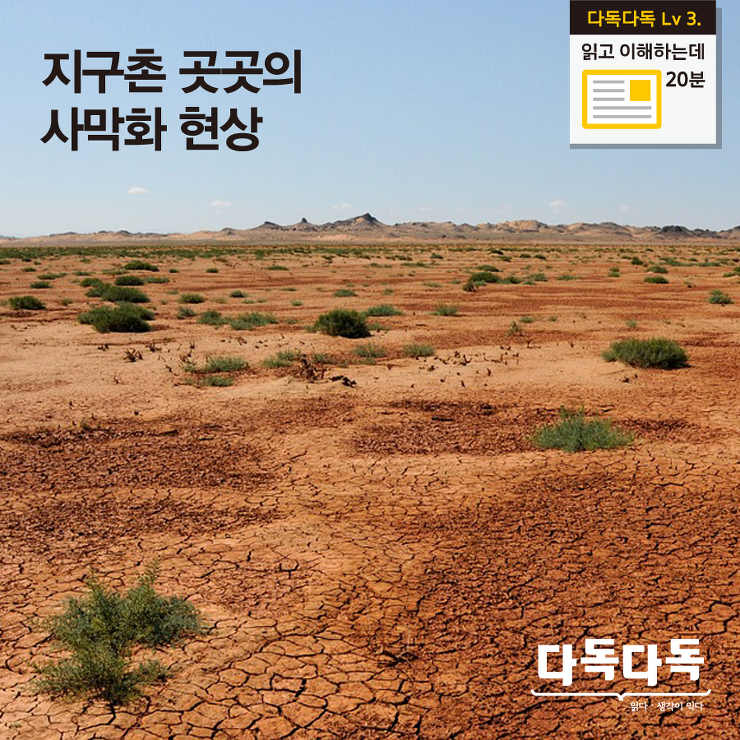 지구촌 곳곳의 사막화 현상