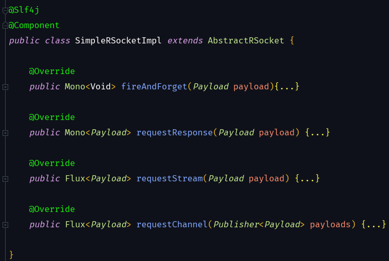 RSocket in Spring Framework