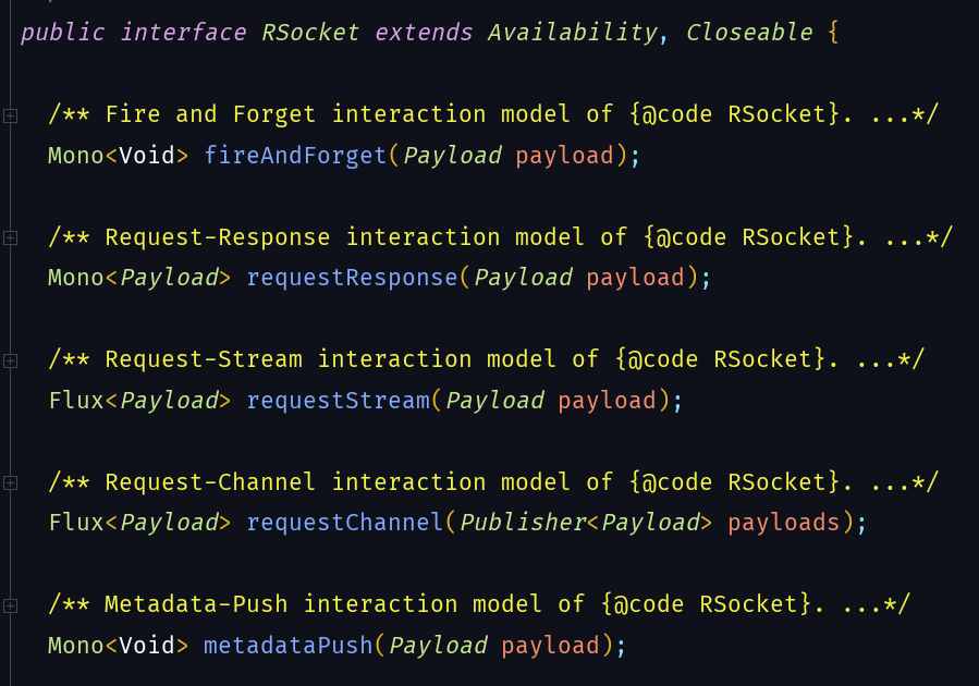 RSocket in Spring Framework