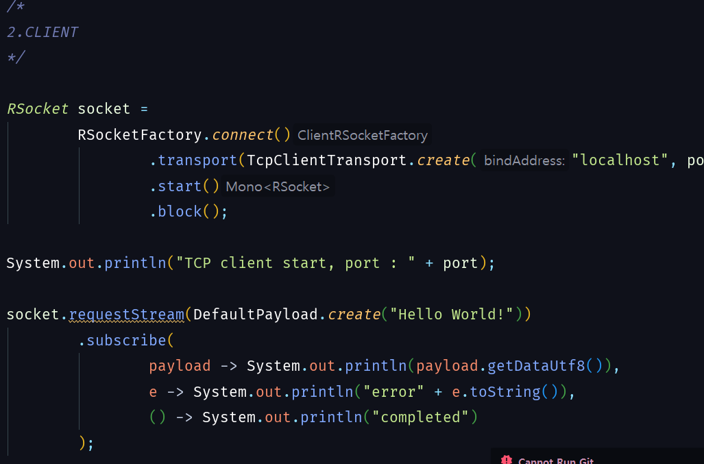 RSocket in Spring Framework
