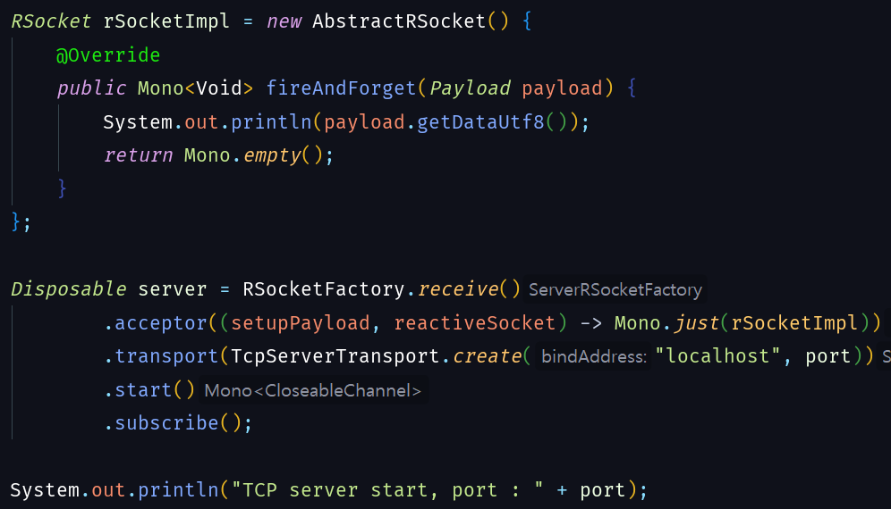 RSocket in Spring Framework