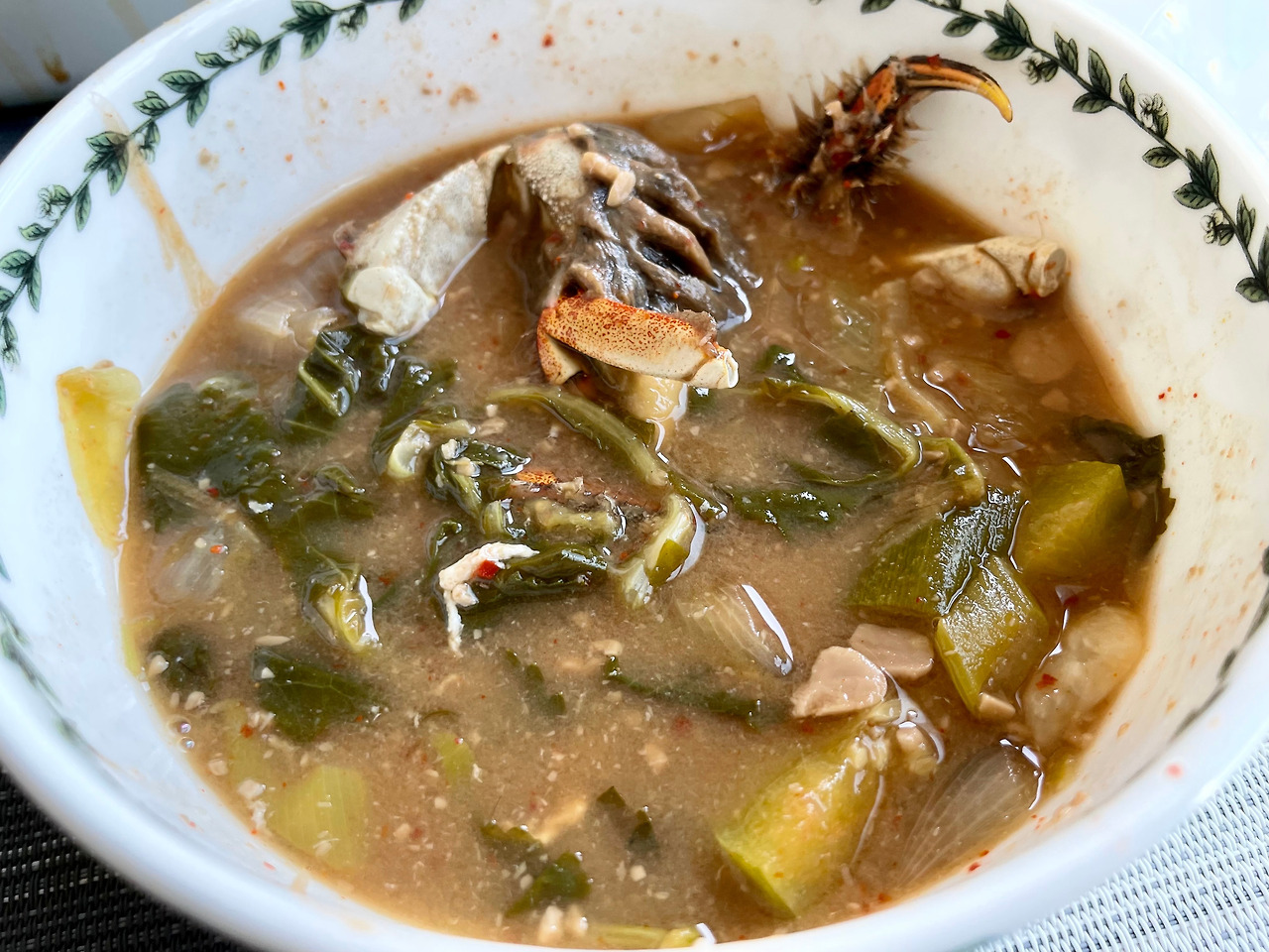 민물 참게 찌개, 추억을 먹었다