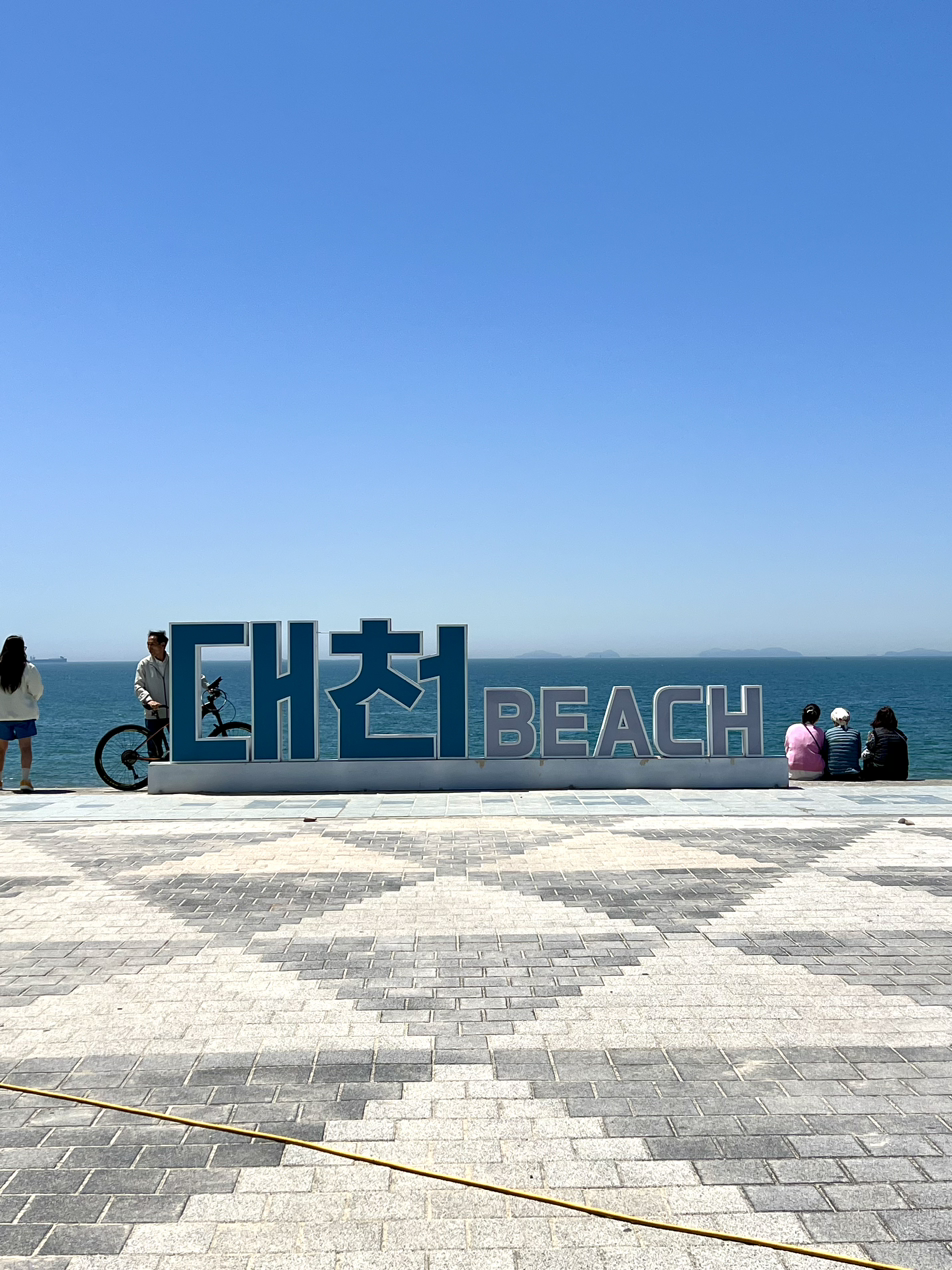 어싱 중 최고는 해변 맨발걷기, 대천해수욕장 해변걷기