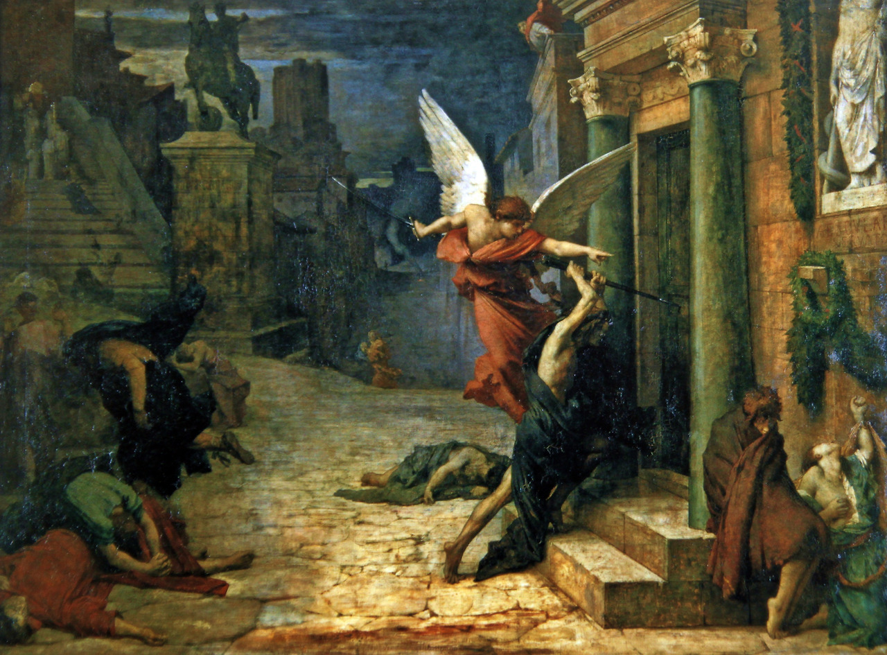 La Peste à Rome,1869.