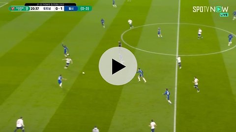 [토트넘 vs 첼시] 에메르송 침투 후 헤더경합