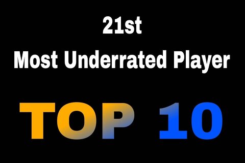 21세기 가장 과소평가받는 선수 (Most Underrated Player) TOP 10