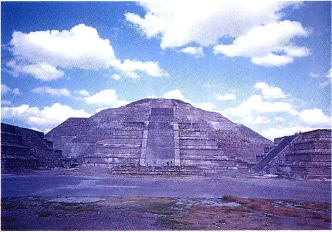 신전으로 만들어진 멕시코의 태양의 피라미드