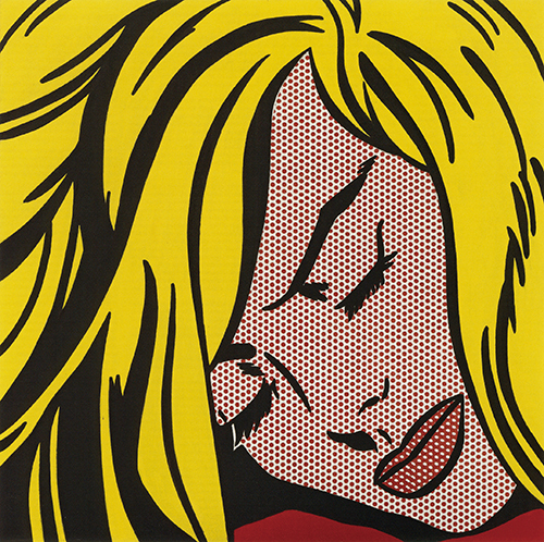 로이 리히텐슈타인, 〈잠자는 여인〉, 캔버스에 유화, 마그나 물감 / 91.5×91.5cm