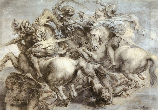 레오나르도 다빈치 〈앙기아리 전투〉