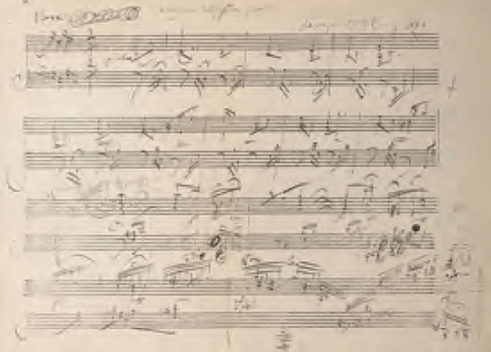 베토벤이 쓴 음악 필사본