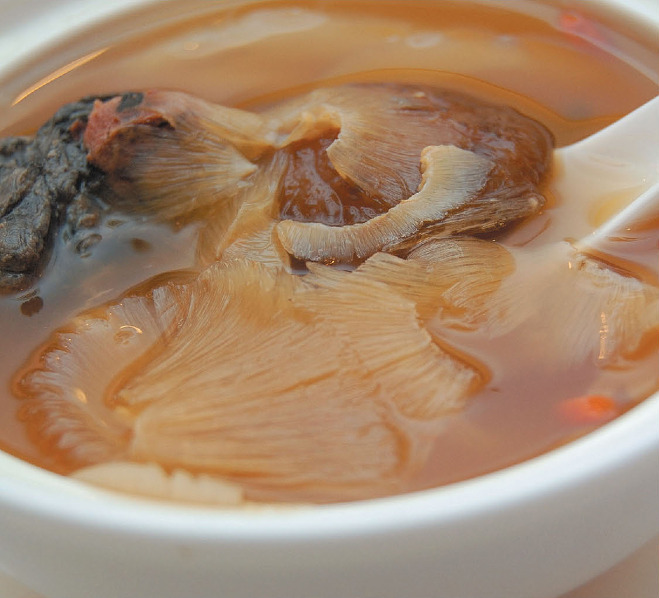 중국식당에서 팔리는 상어 지느러미 수프