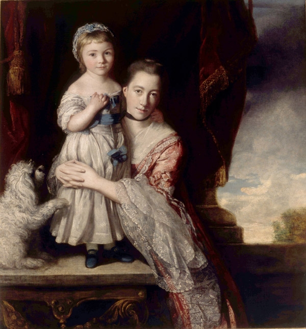 스펜서 백작 부인 조지아나와 그의 딸(Georgiana, Countess Spencer, and Her Daughter)