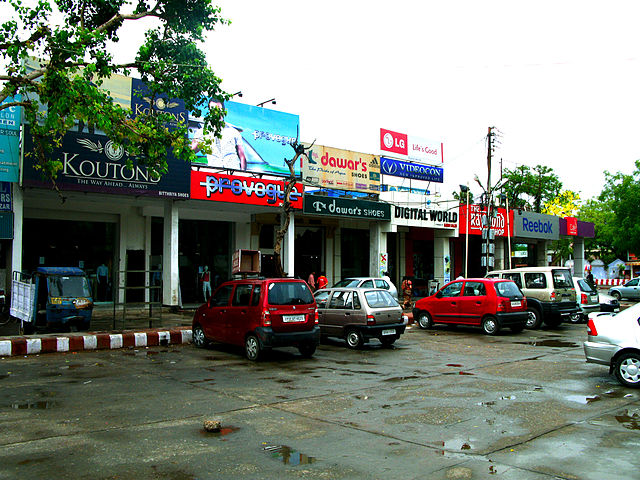 The Sadar Bazar market