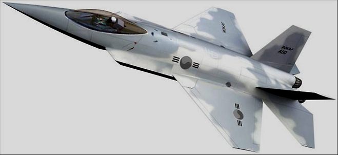 대한민국 차세대 전투기 사업(KFX)을 통해 개발 예정인 ‘한국형 전투기(KF-X)’ 개념도