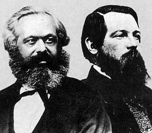 카를 마르크스(Karl Marx)와 프리드리히 엥겔스(Friedrich Engels)