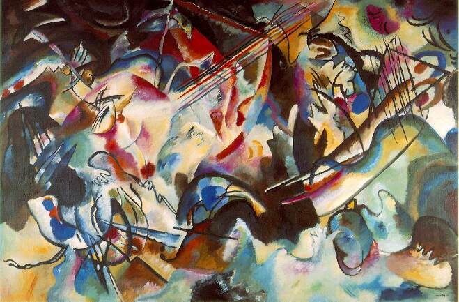 바실리 칸딘스키(Wassily Kandinsky) 의 구상6 ,1913년