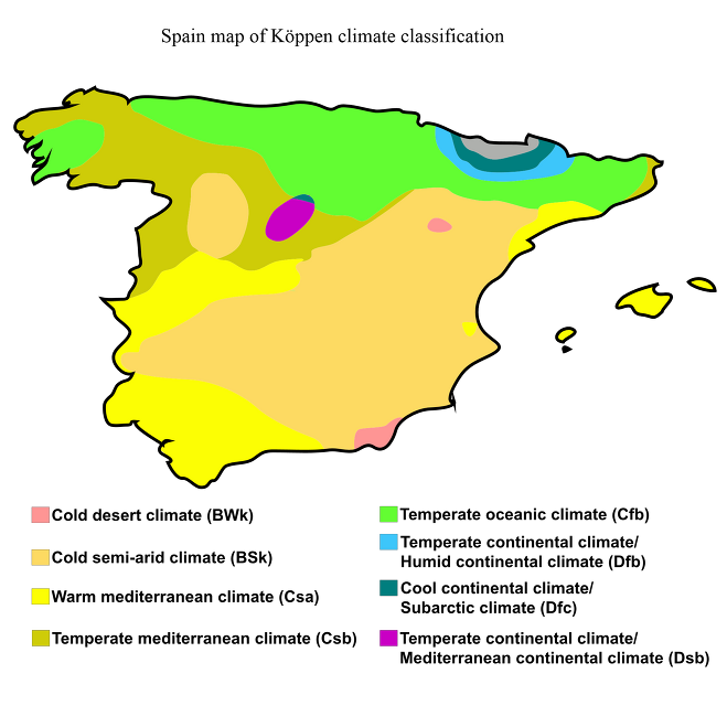 스페인 기후 