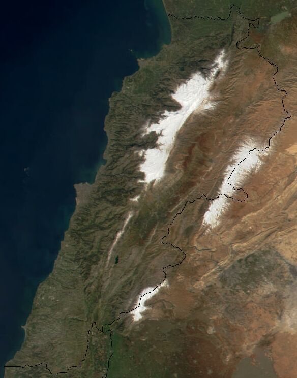 안티레바논 산맥(Anti-Lebanon Mountains)
