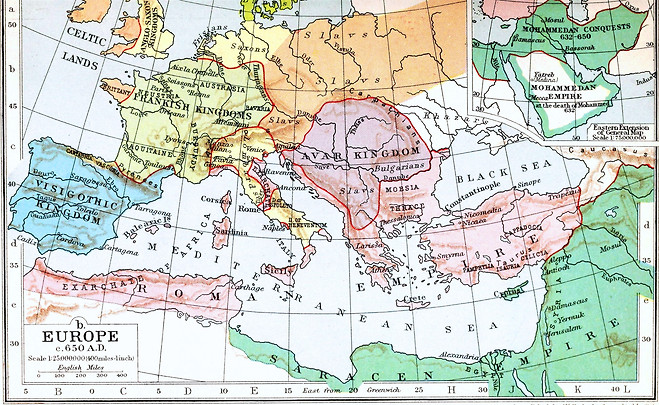 중세 유럽 지도