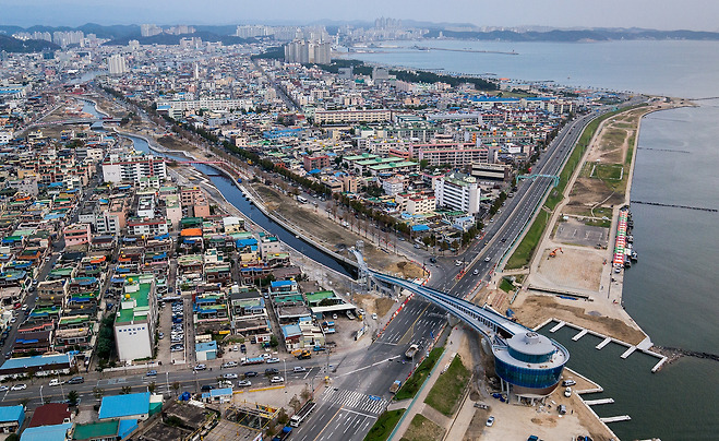 포항운하 전경