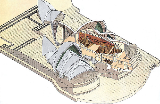 오페라하우스 내부 구조