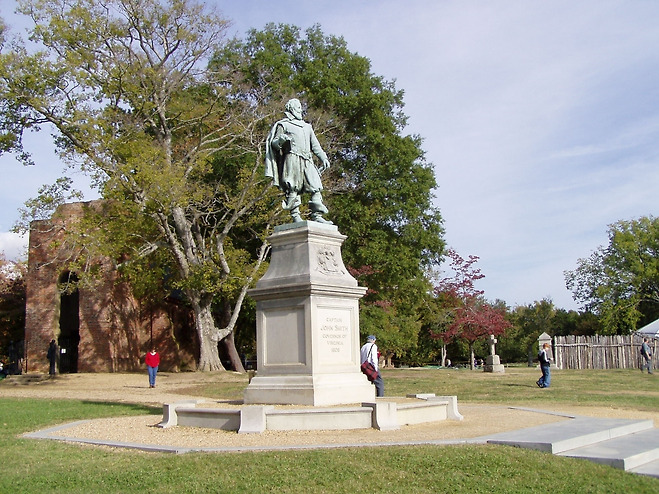 제임스타운(Jamestown), The statue of Captain John Smith