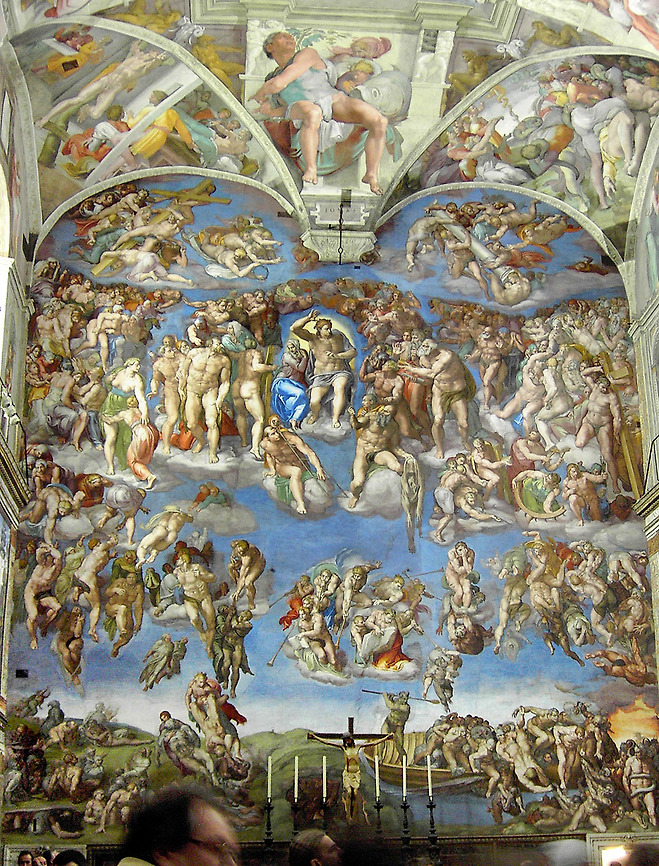 시스티나 예배당(Sistine Chapel), Michelangelo's The Last Judgement