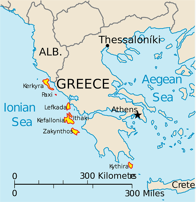 이오니아 제도(Ionian Islands)