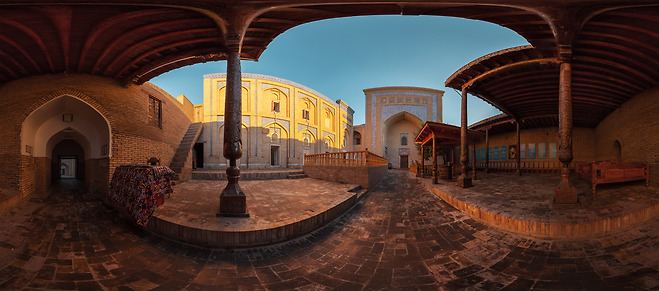 우즈베키스탄 이찬 칼라의 고대 모스크