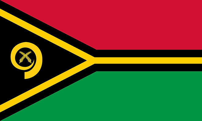 바누아투(Vanuatu)의 국기