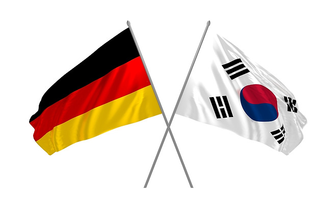 독일과 한국의 국기