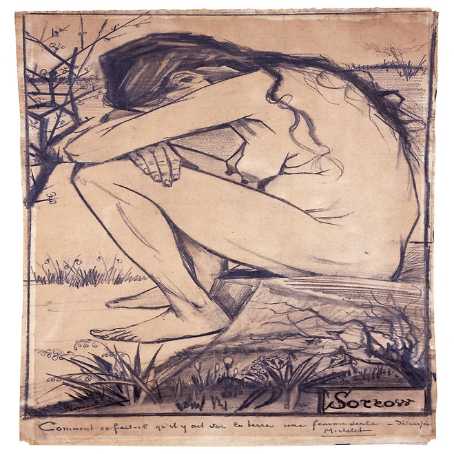 빈센트 반 고흐, 〈비애〉(1882)