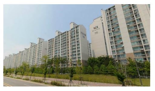 김포 한강신도시의 구축 아파트