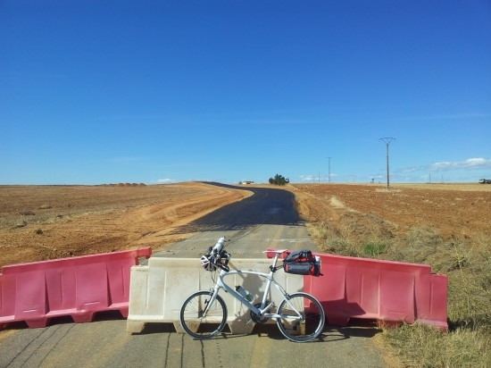 샌티아고 자전거 포장