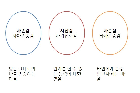 자존감과 자존감의 차이 | 남들과 비교하지 말고 자신을 있는 그대로 바라보자.