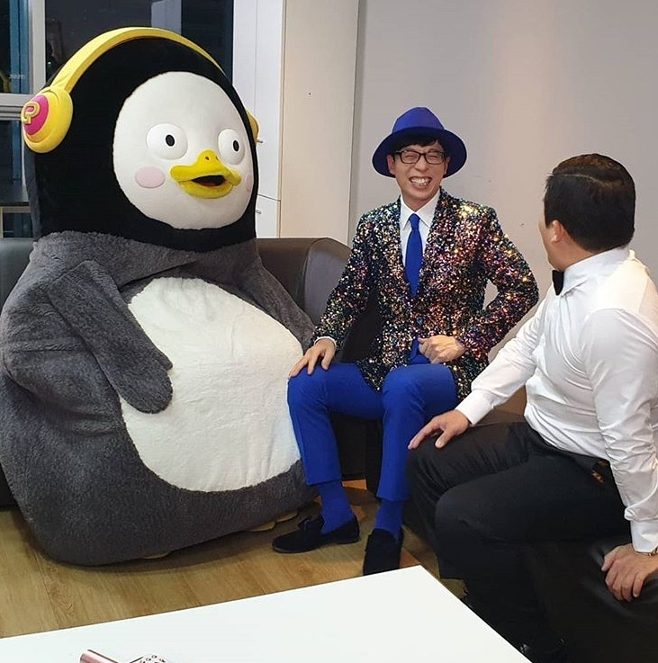 김태호 PD, 유산슬x펭수 만남 공개 