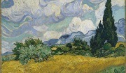 빈센트 반 고흐, 〈사이프러스가 있는 밀밭〉, 캔버스에 유화 / 73×93.4cm
