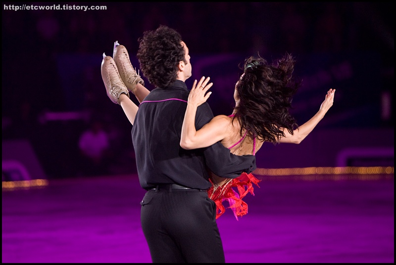 '현대카드슈퍼매치 Ⅶ - '08 Superstars on Ice' 아이스 댄싱에 참가한 마리-프랑스 뒤브뢰유 & 파트리스 로존 (Marie-France Dubreuil & Patrice Lauzon)