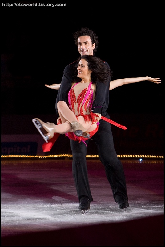 '현대카드슈퍼매치 Ⅶ - '08 Superstars on Ice' 아이스 댄싱에 참가한 마리-프랑스 뒤브뢰유 & 파트리스 로존 (Marie-France Dubreuil & Patrice Lauzon)