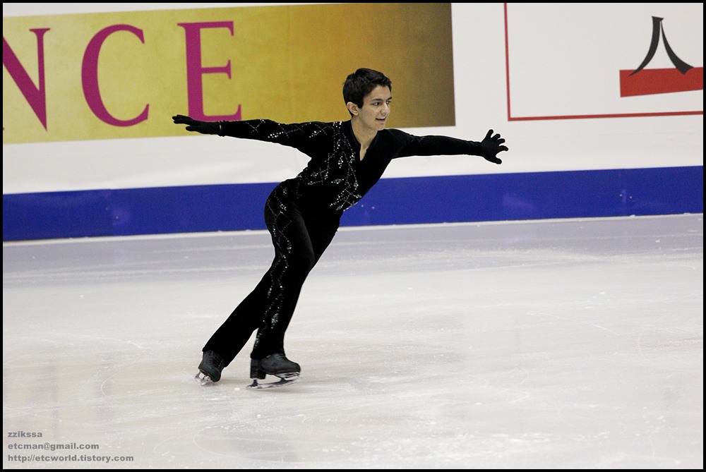 Armin MAHBANOOZADEH at 'SBS ISU Grand Prix of Figure Skating Final Goyang Korea 2008/2009' Junior Men - Short Program