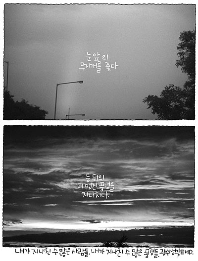 눈앞의 무지개를 좆다, 등뒤의 더 멋진 풍경을 지나치다.