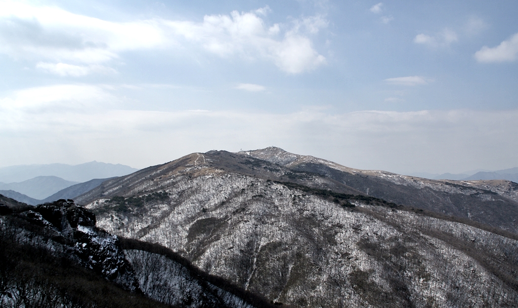 눈덮힌 천성산