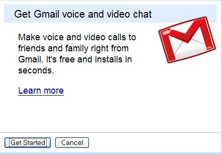 Gmail voice & video chat
