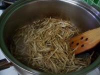 우엉조림 만들기 (김밥 재료 준비)