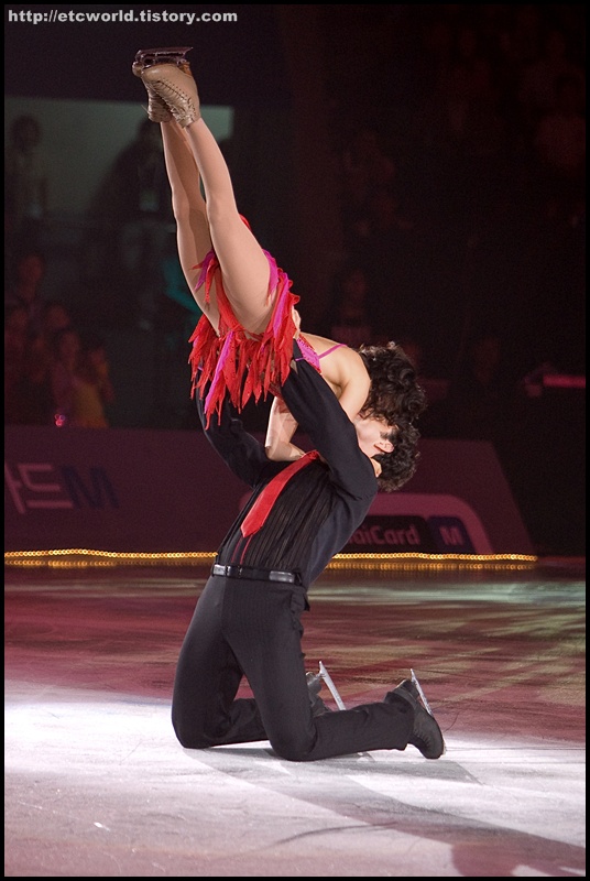 '현대카드슈퍼매치 Ⅶ - '08 Superstars on Ice' 아이스 댄싱에 참가한 마리-프랑스 뒤브뢰유 & 파트리스 로존 (Marie-France Dubreuil & Patrice Lauzon)