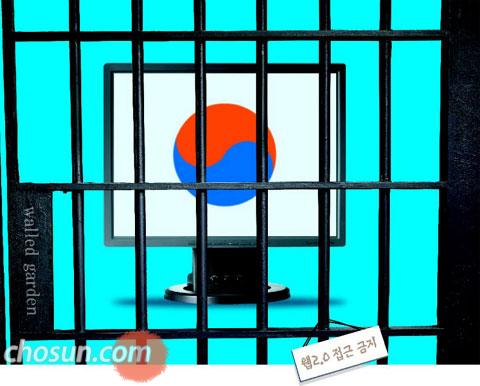 한국은 웹2.0 접근금지?