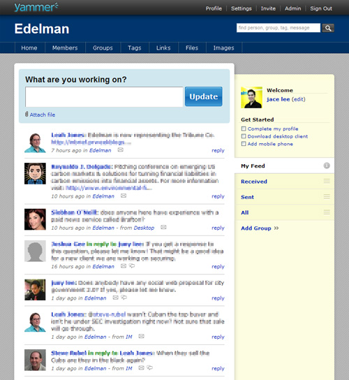 Yammer for Edelman