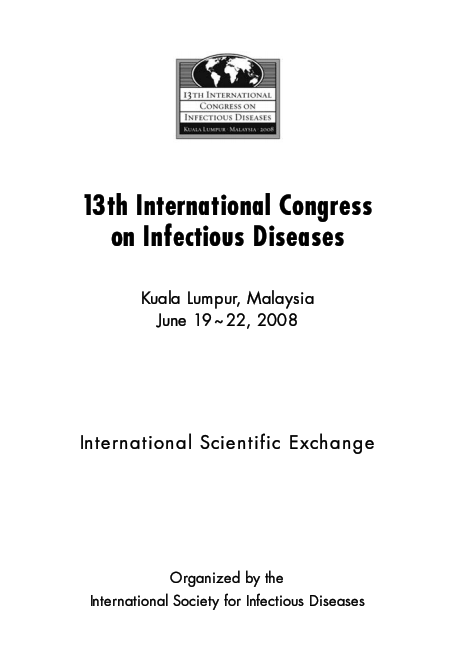 13th International Congress on Infectious Diseases