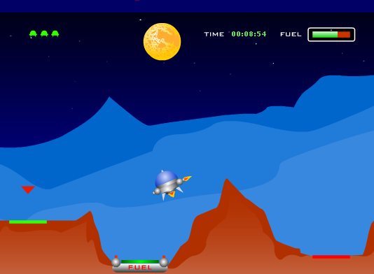 Lunar Lander - Flash Game